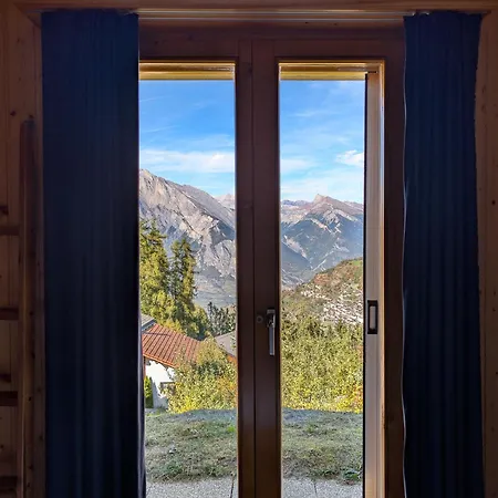 Grand Chalet Familial Avec Cheminee A La Tzoumaz Διαμέρισμα