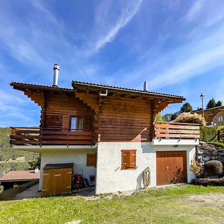 Grand Chalet Familial Avec Cheminee A La Tzoumaz Διαμέρισμα