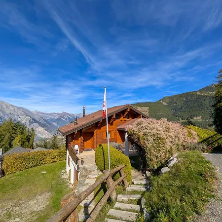 Grand Chalet Familial Avec Cheminee A La Tzoumaz Διαμέρισμα